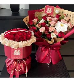 订婚鲜花：以爱之名 两件套 2束