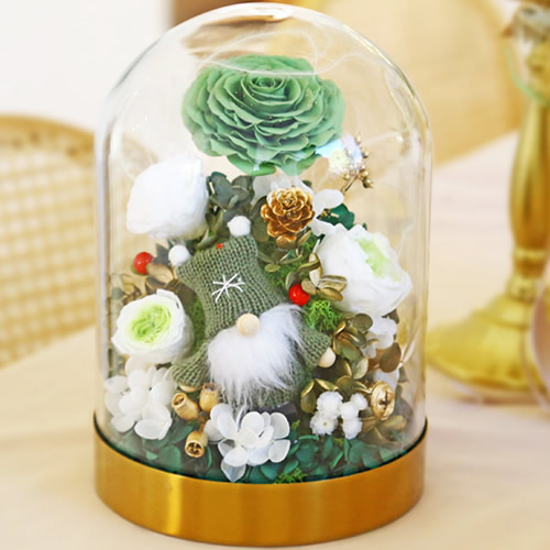 永生花：圣诞快乐 绿色款