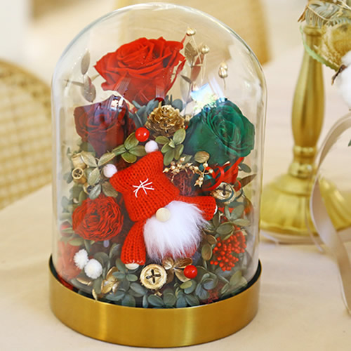 永生花：圣诞快乐 红色款